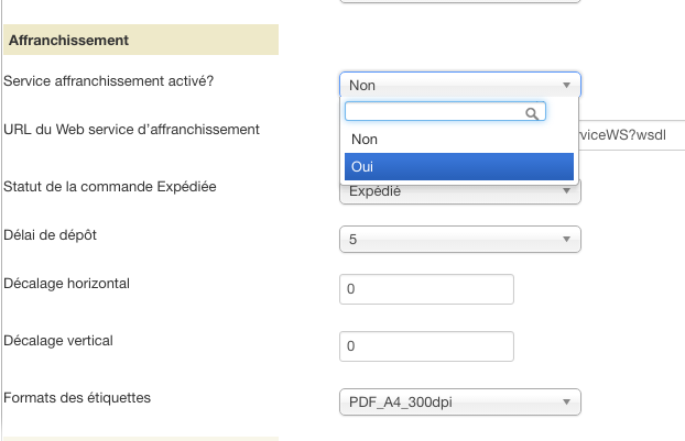 soclissimo webservice label activation